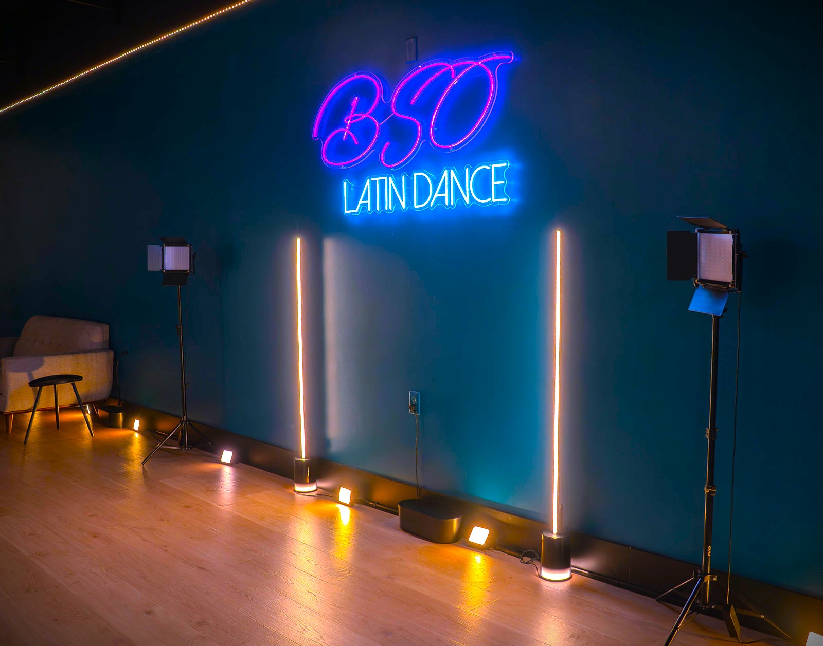 Dance class in progress at the studio