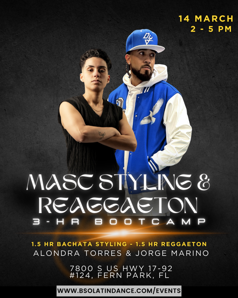 3-Hr Masc Styling & Reggaeton Bootcamp